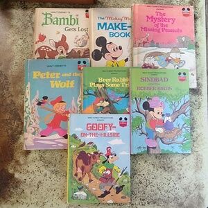 Disney Wonderful World Reading Vintage Children's Picture Book Collectible